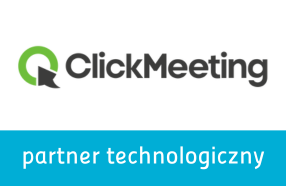 logo Clickmeeting i napis: partner technologiczny